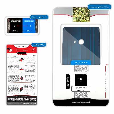 برچسب پوششی ماهوت مدل Volvo مناسب برای گوشی موبایل مایکروسافت Lumia 535