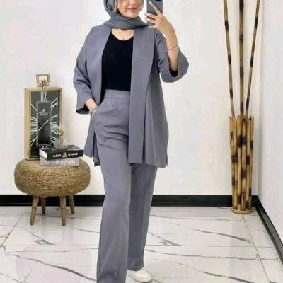 مانتو شلوار زنانه میکرو مدل ستاره