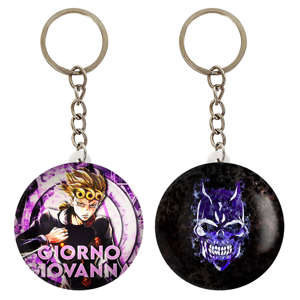 جاکلیدی خندالو مدل علامت کویین و جورنو جواوونو انیمه جوجو کد 1152711528 مجموعه 2 عددی