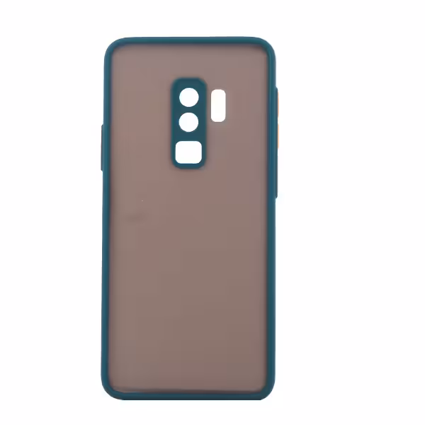 کاور مدل پشت مات دکمه رنگی مناسب برای گوشی موبایل سامسونگ Galaxy S9 PLUS
