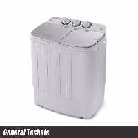مینی واش جنرال تکنیک 3.8 کیلویی مدل SH-MW-3820 سفید نقره ای