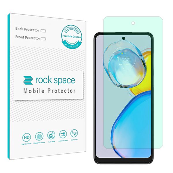 گلس موتورولا (Moto E32 (india مدل نانو هیدروژل گرین لایت برند راک اسپیس کد S