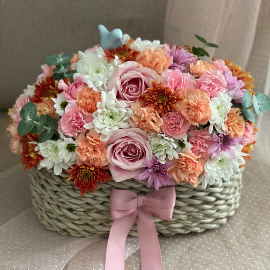 باکس حصیری گل