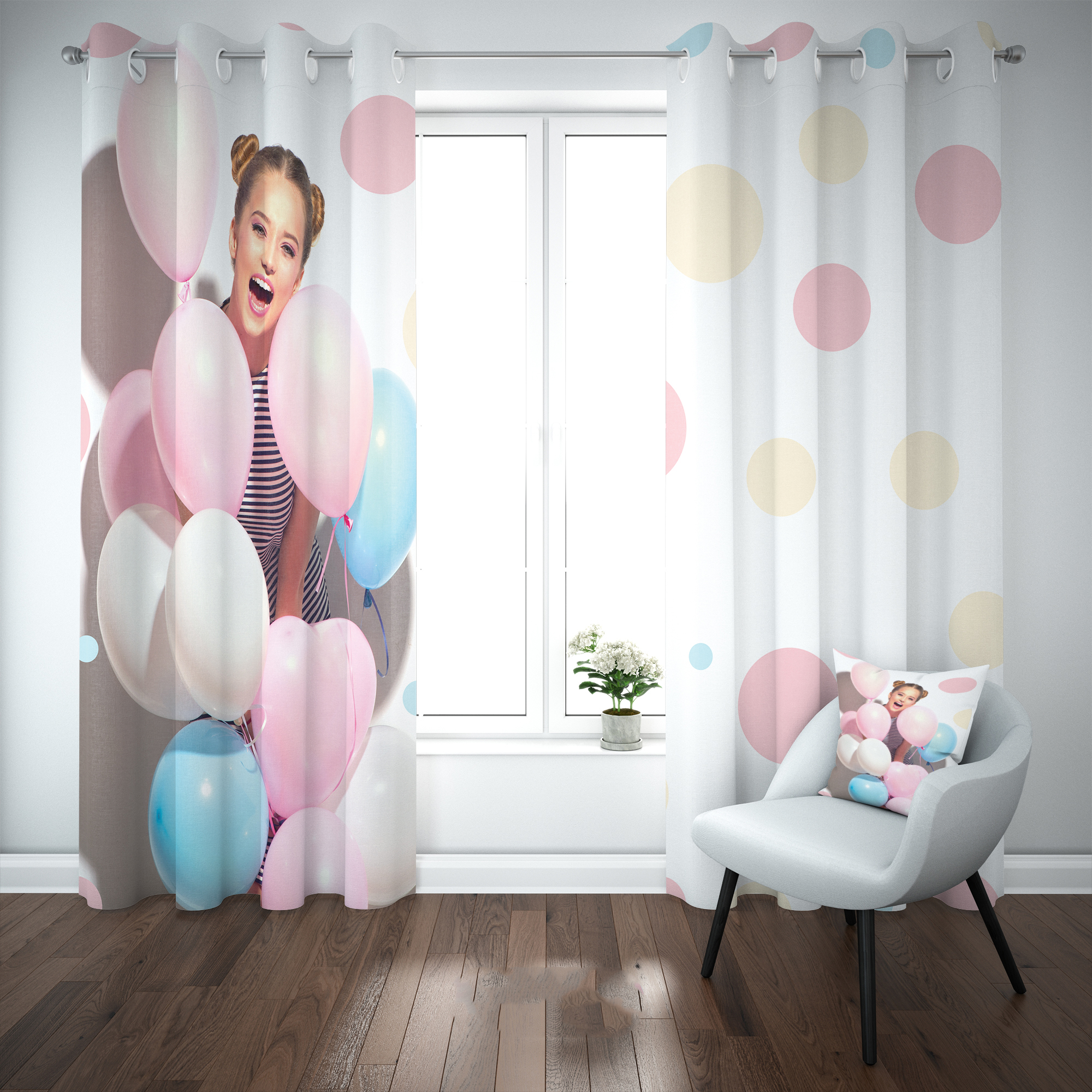 پرده مدل b1423 سایز 140×280 سانتی متر