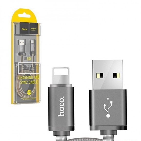 کابل آیفون (lightning) طول 1.2 متر هوکو (hoco) مدل U5

