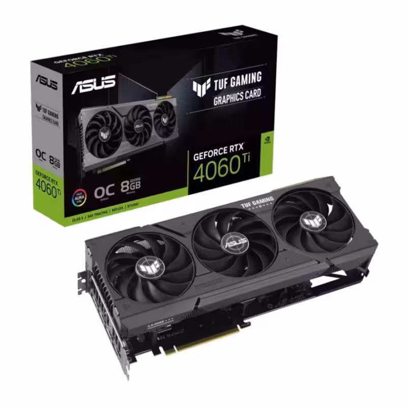 کارت گرافیک ایسوس ASUS TUF Gaming GeForce RTX 4060 Ti 8GB GDDR6 OC Edition