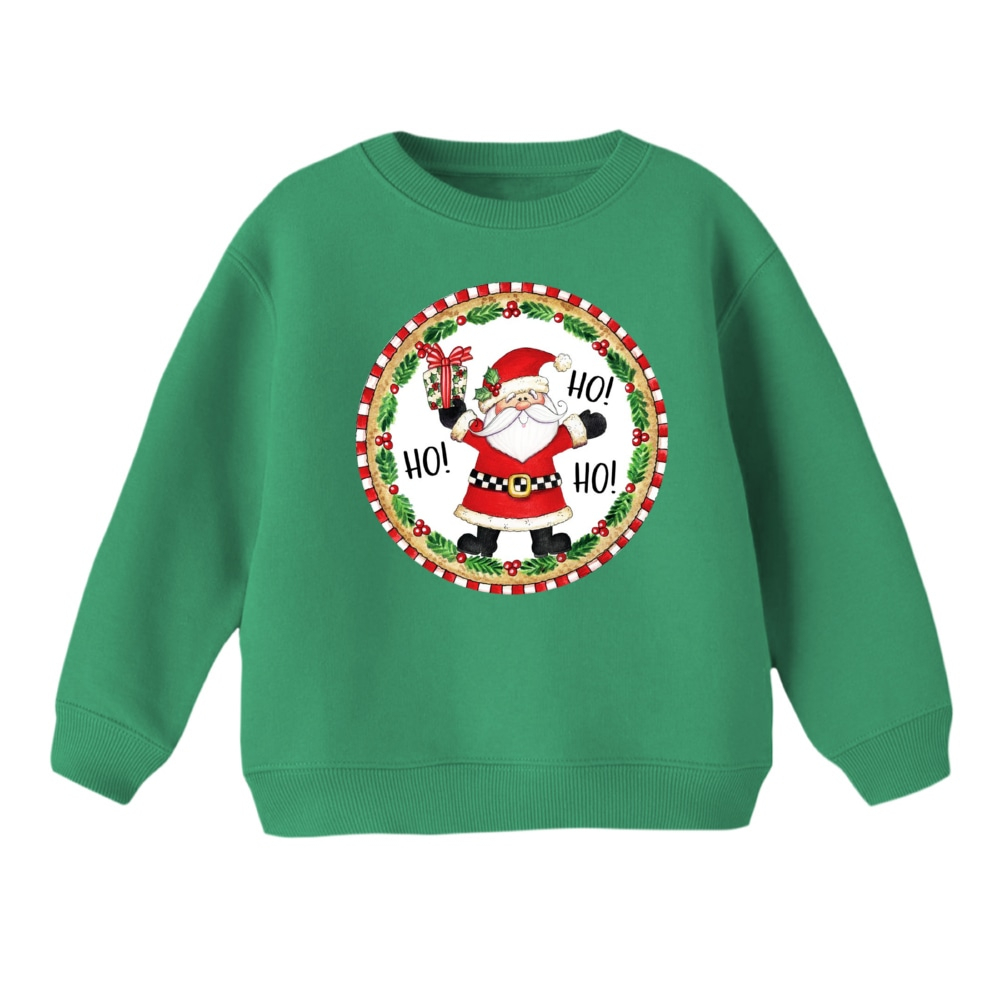 سویشرت بچگانه مدل بابانوئل کریسمس کد 18 رنگ سبز