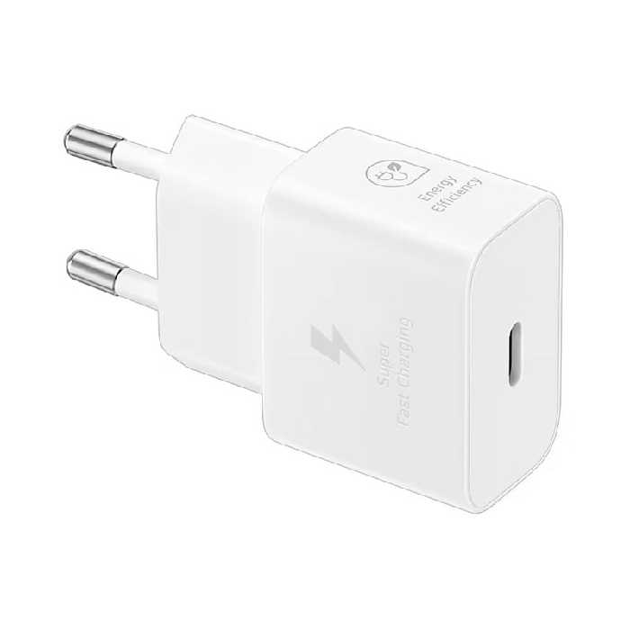 شارژر دیواری 25 وات سامسونگ مدل EP-T2510X به همراه کابل USB-C به طول 1 متر | کالا مکس