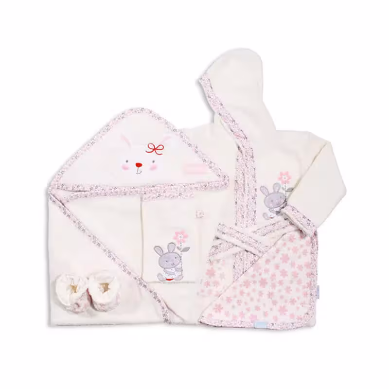 سرويس حوله 5تكه Little Bunny خرگوش كوچولو رزبرن