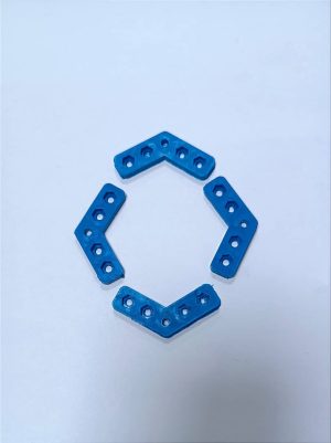 بسته 6 عددی سازه پلاستیکی 120 درجه تخت