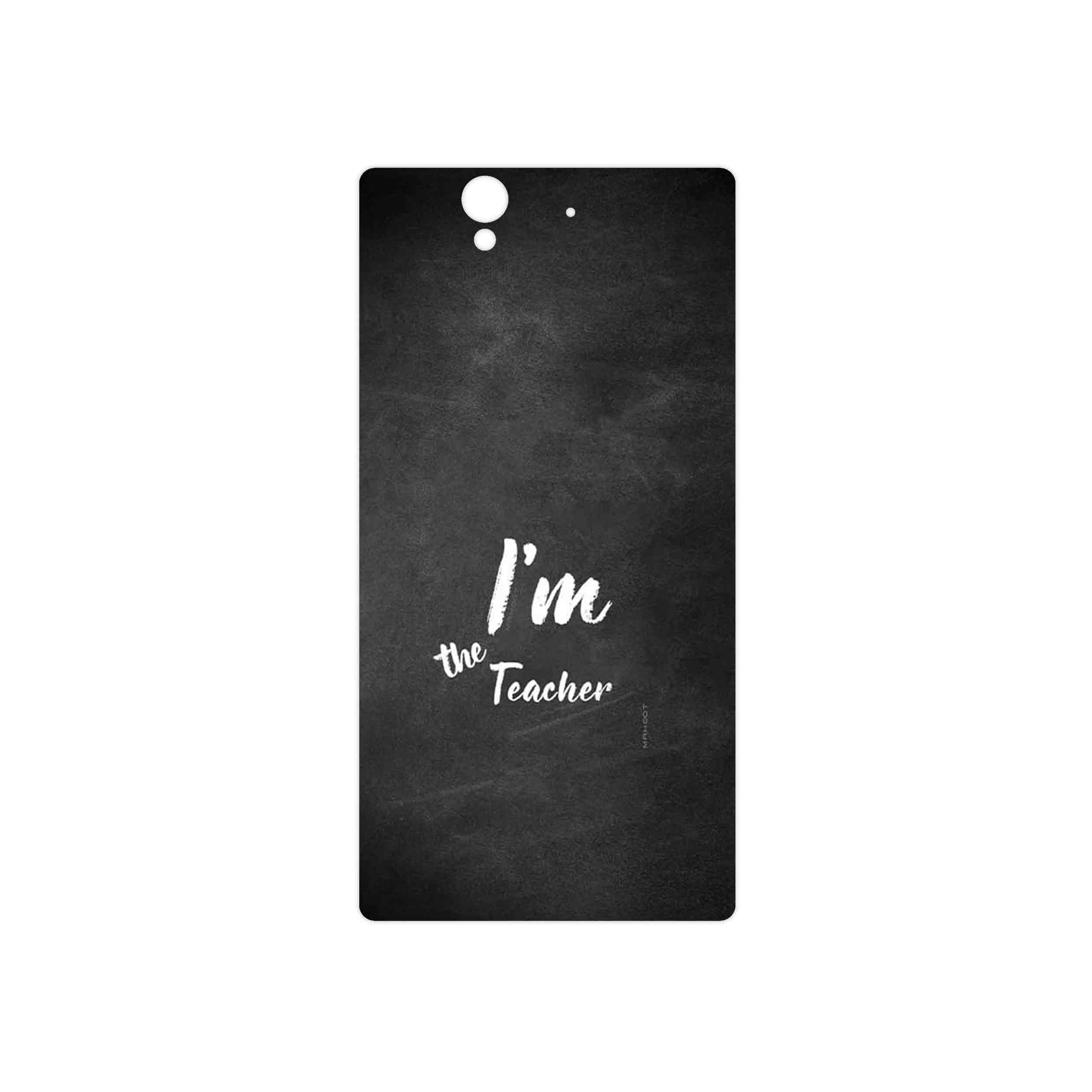 برچسب پوششی ماهوت مدل Teacher مناسب برای گوشی موبایل سونی Xperia Z
