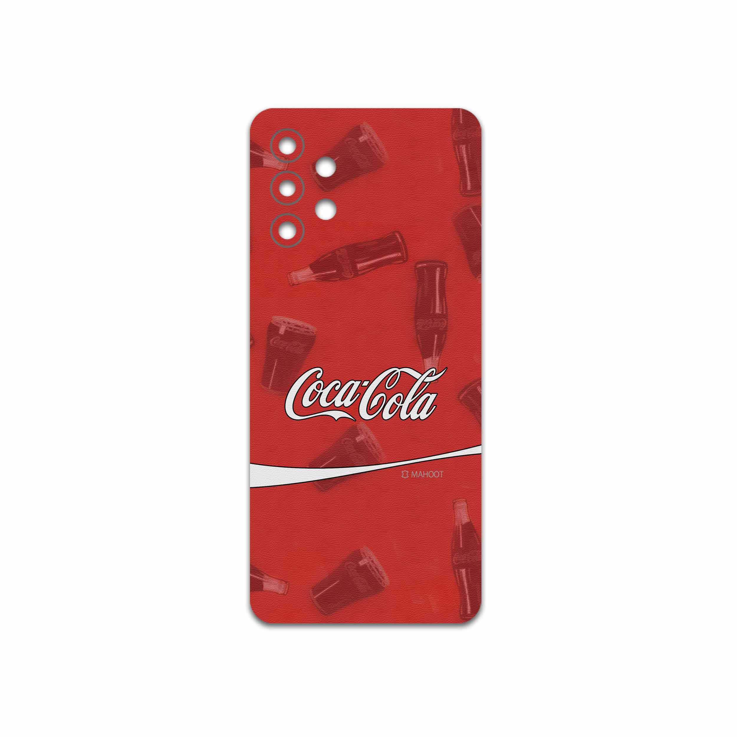 برچسب پوششی ماهوت مدل Coca-Cola-Logo مناسب برای گوشی موبایل سامسونگ Galaxy A32 4G