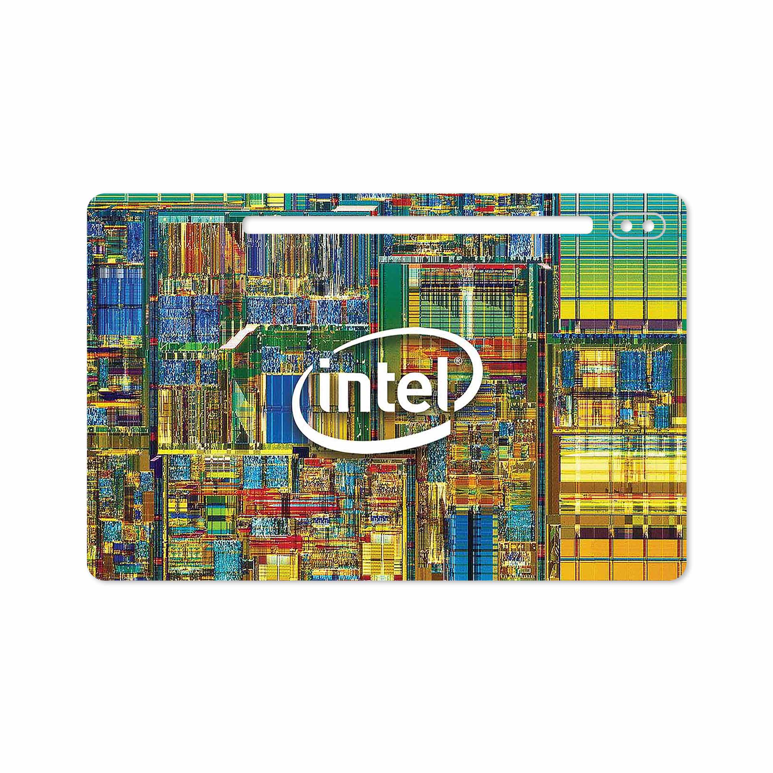 برچسب پوششی ماهوت مدل Intel Brand مناسب برای تبلت سامسونگ Galaxy Tab S6 2019 SM-T860