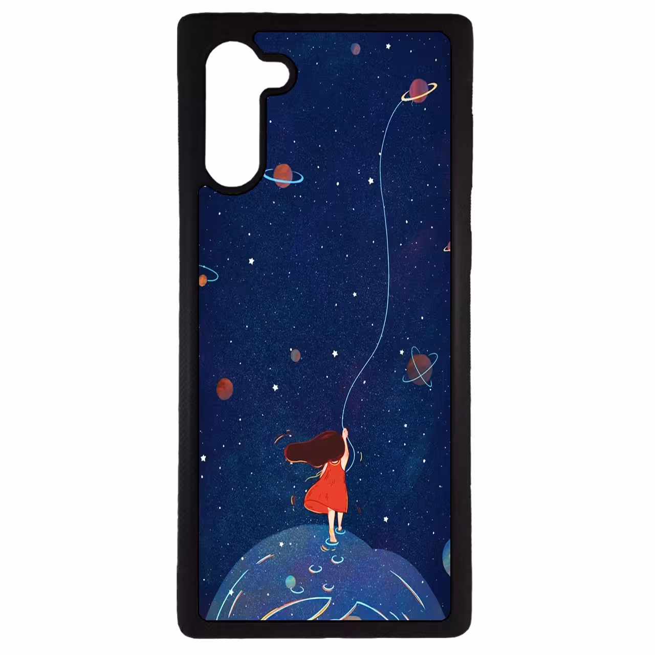 کاور طرح دختر کد 11050646 مناسب برای گوشی موبایل سامسونگ galaxy note 10