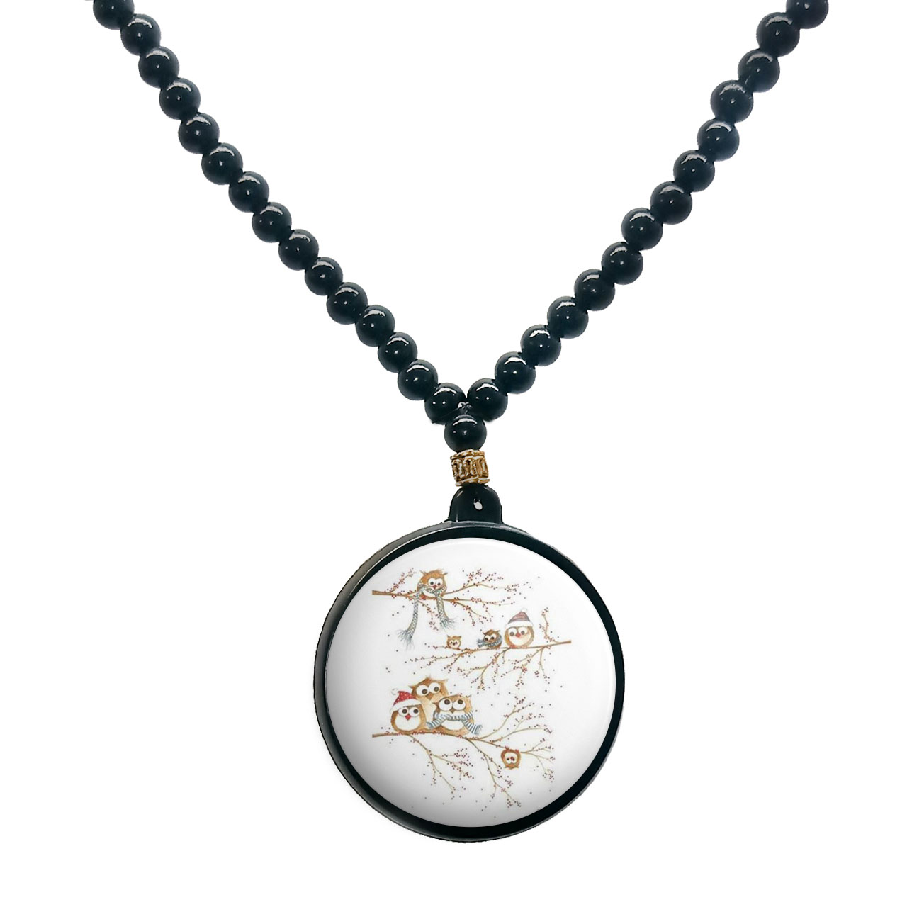 گردنبند پرمانه طرح عاشقانه کد pmd.5558 مدل دو طرفه