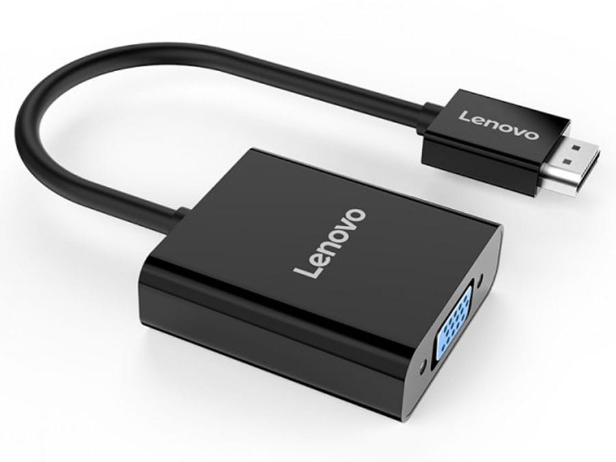 کابل تبدیل اچ‌دی‌ام‌آی به وی‌جی‌آی و آی‌یو‌ایکس لنوو Lenovo H203-B Hub HDMI to VGA   3.5mm Audio Jack