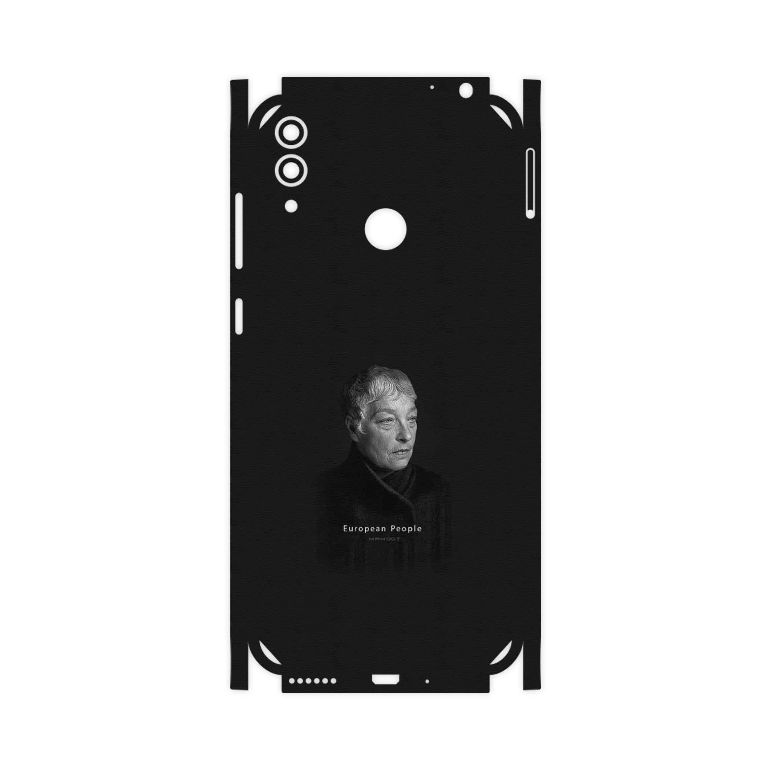 برچسب پوششی ماهوت مدل Portrait of a European Woman-FullSkin مناسب برای گوشی موبایل آنر 8C