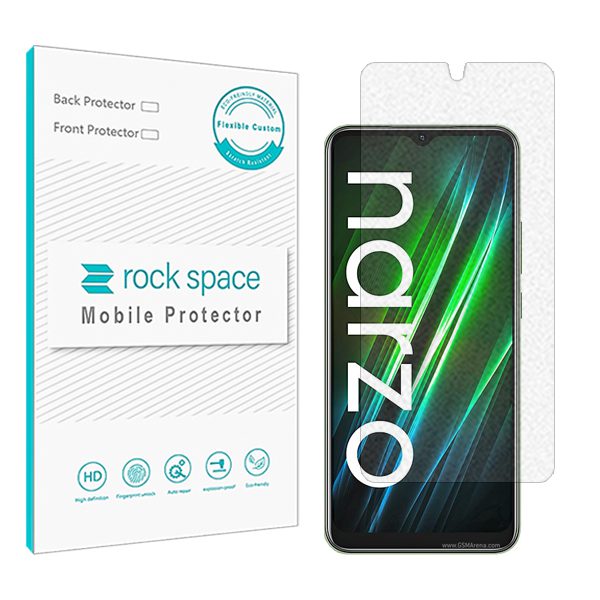گلس ریلمی Narzo 50i Prime مدل نانو هیدروژل مات برند راک اسپیس کد S