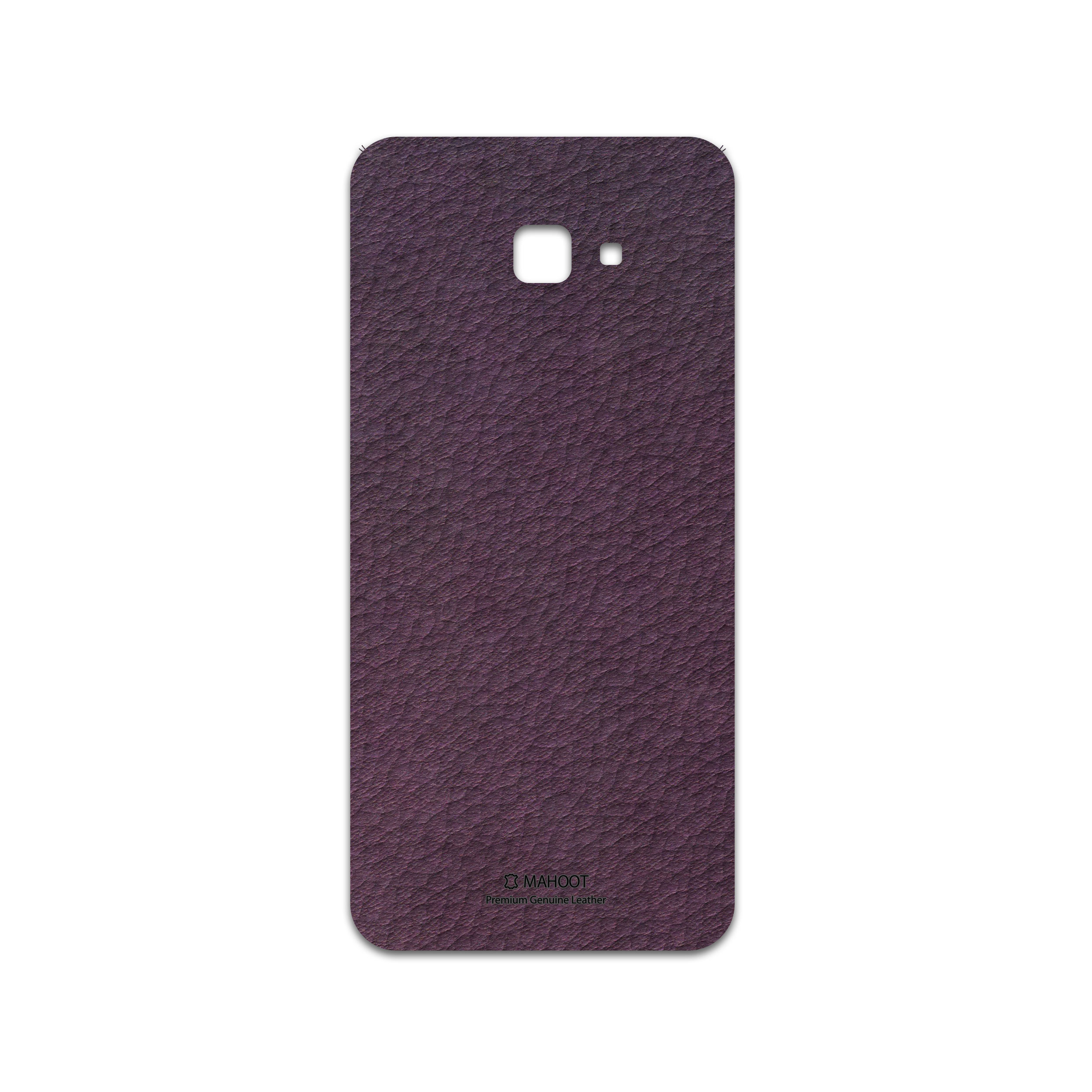 برچسب پوششی ماهوت مدل Purple-Leather مناسب برای گوشی موبایل سامسونگ Galaxy J4 Core