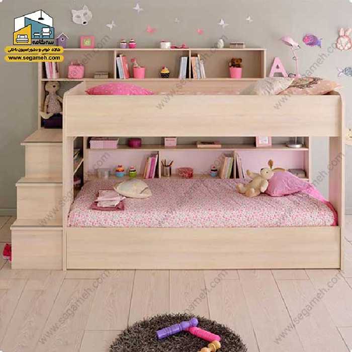 تخت خواب دوطبقه کد BTDP48 - فروشگاه سه گامه