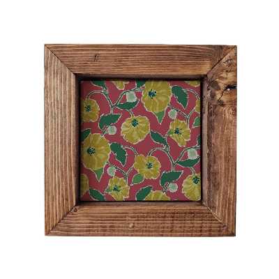 تابلو کاشی گلاک مدل اسلیمی طرح سنتی ایرانی کد FT38