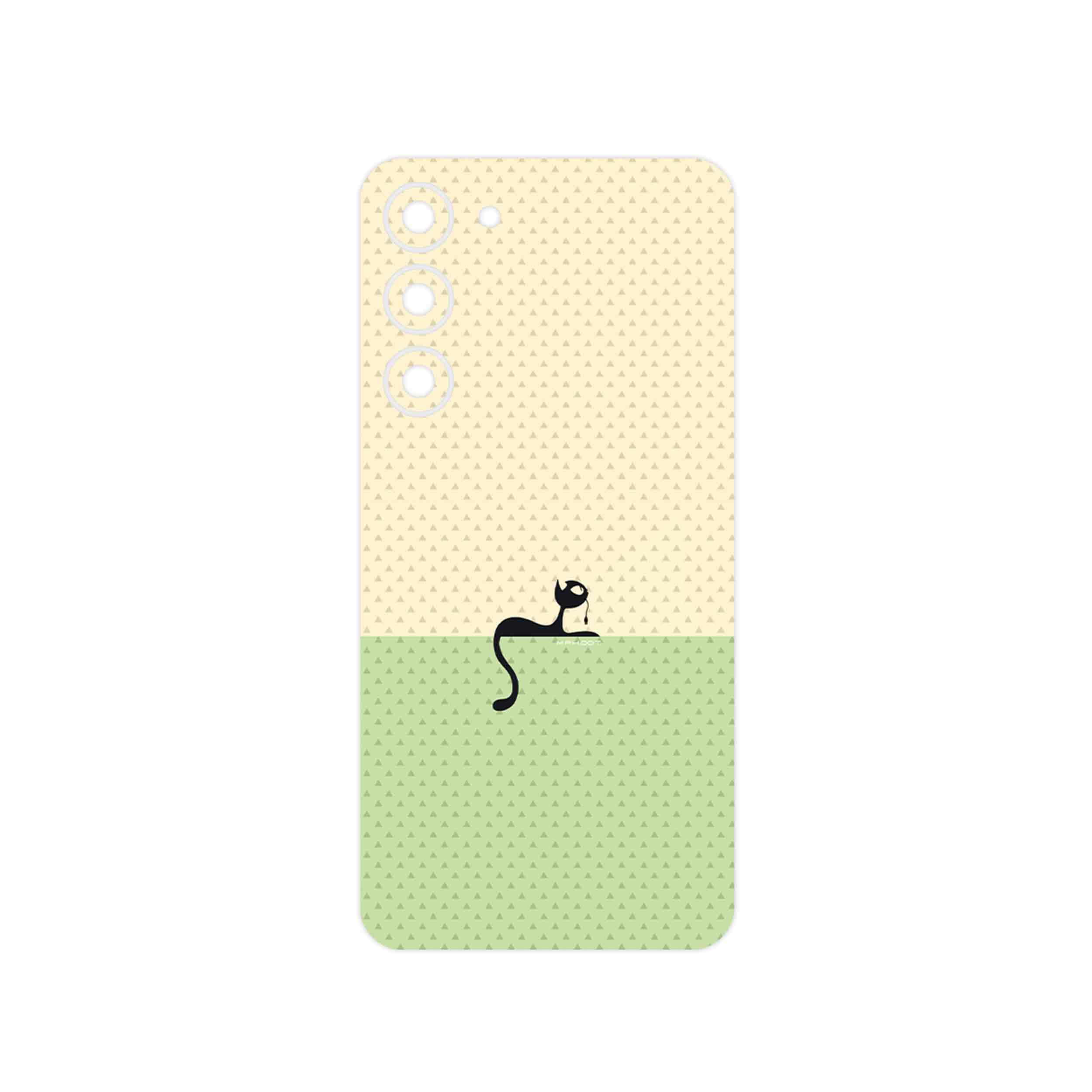 برچسب پوششی ماهوت مدل Minimal Internet Cat Icon مناسب برای گوشی موبایل سامسونگ Galaxy S23 Plus