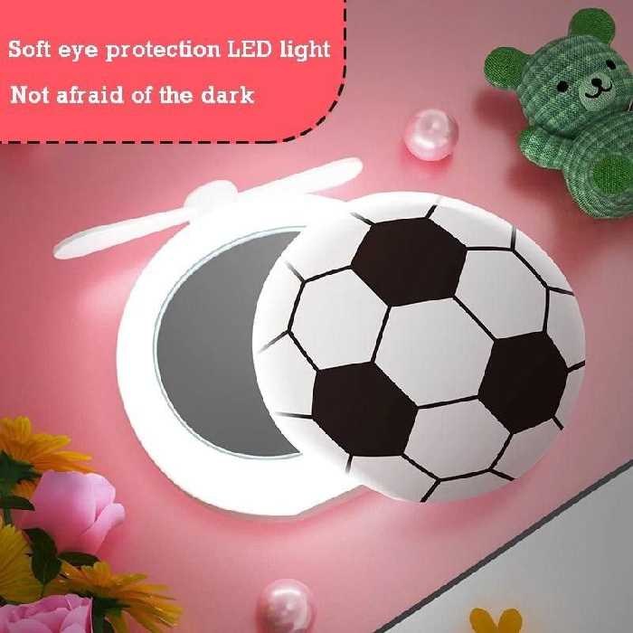 مینی فن و آیینه ال ای دی دار طرح توپ

