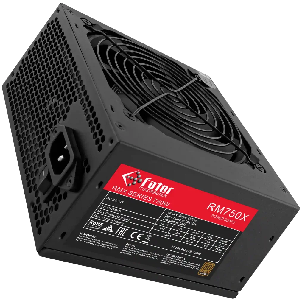 پاور کامپیوتر 750 وات فاطر مدل Fater RM750X 80  Bronze - فراز سیستم