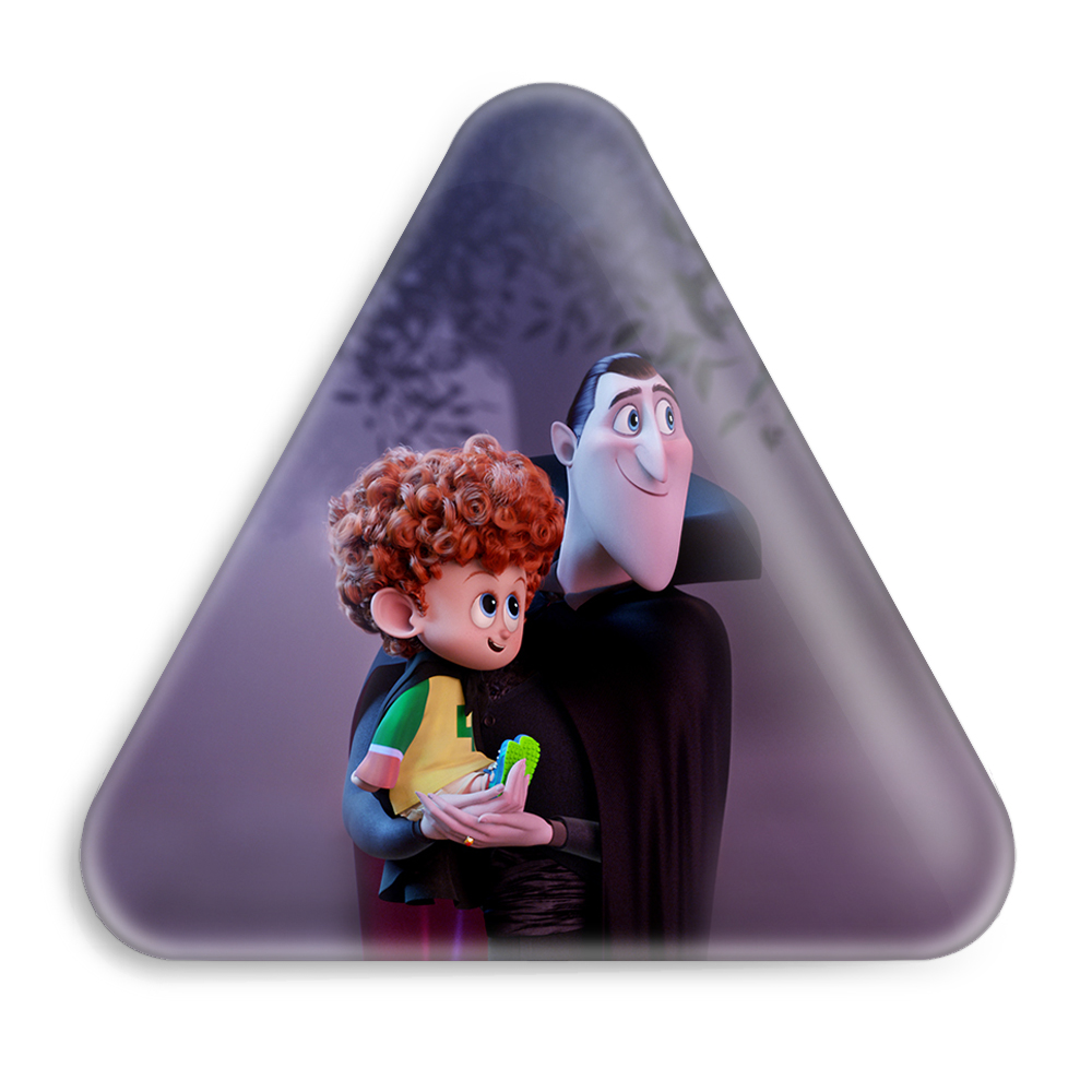 پیکسل خندالو طرح هتل ترانسیلوانیا مدل مثلثی کد 3749