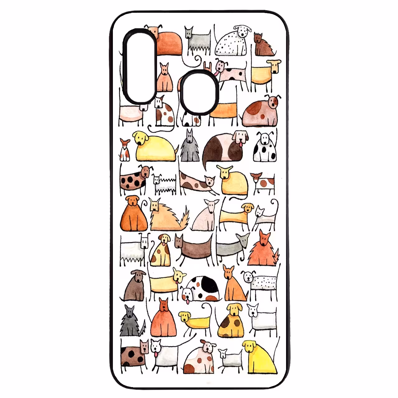 کاور طرح سگ ها کد 43156 مناسب برای گوشی موبایل سامسونگ galaxy a30
