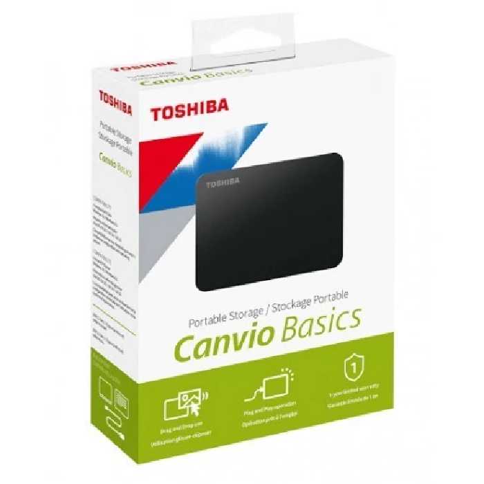 هارد اکسترنال توشیبا مدل بیسیک ظرفیت 2 ترابایت با یکسال گارانتی Toshiba Basic External 2TB