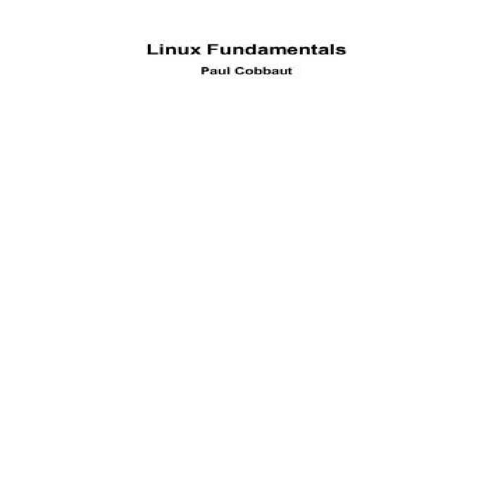 خرید و دانلود نسخه کامل کتاب Linux Fundamentals