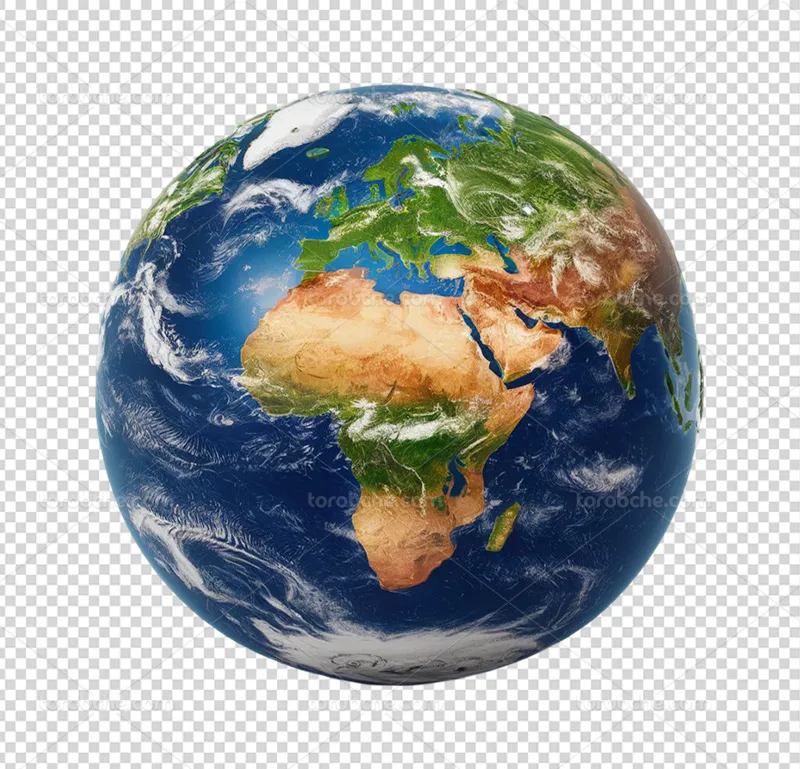عکس کره ی زمین PNG | گرافیک با طعم تربچه