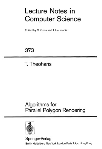 خرید و دانلود نسخه کامل کتاب Algorithms for Parallel Polygon Rendering