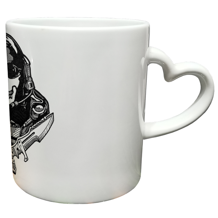 ماگ مدل دسته قلبی طرح بازی کال آف دیوتی call of duty کد 62