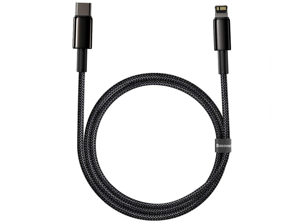 کابل شارژ سریع تایپ سی به لایتنینگ 2 متری 20 وات بیسوس Baseus CATLWJ-A01 Type-C to Lightning PD 20W