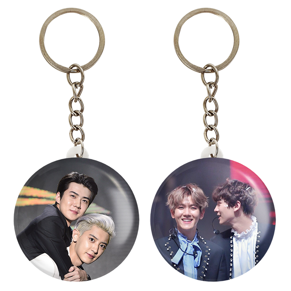 جاکلیدی خندالو مدل گروه اکسو EXO کد 1355313562 مجموعه 2 عددی