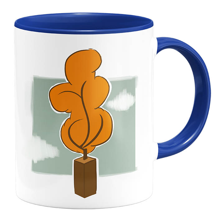 ماگ مدل درخت پاییزی