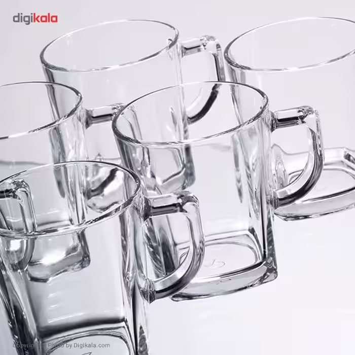 لیوان پاشاباغچه مدل کار کد 55223 بسته 6 عددی