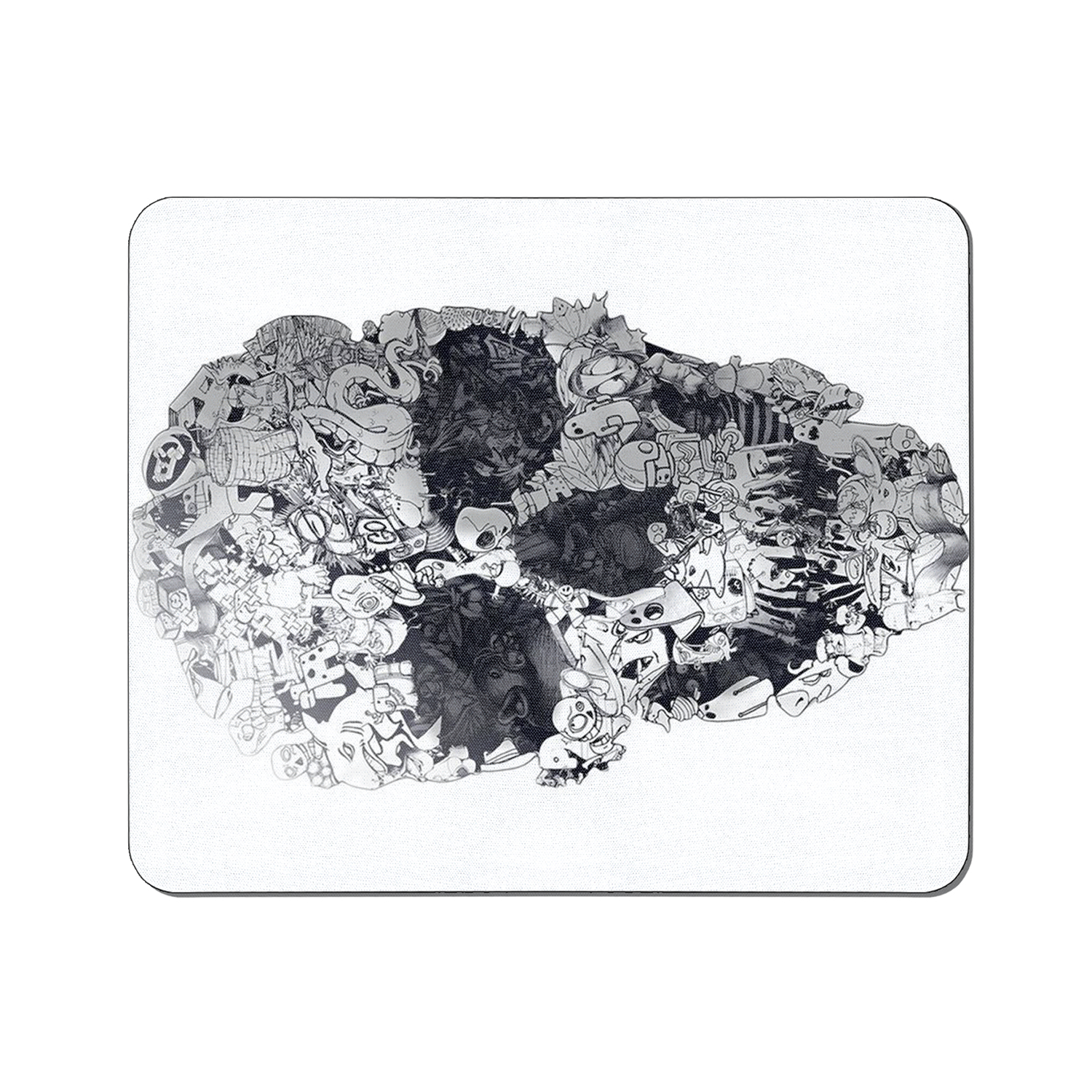 ماوس پد طرح اسکلت کد 3389