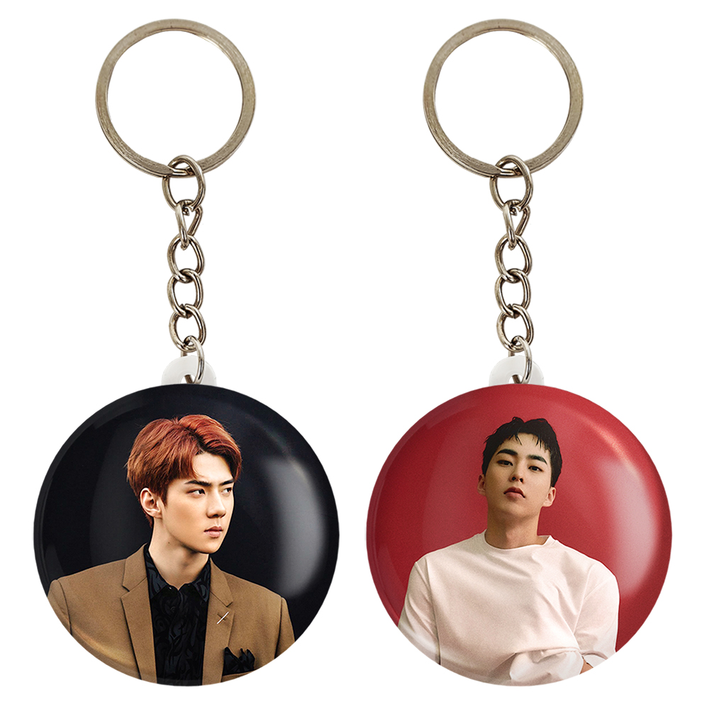 جاکلیدی خندالو مدل شیومین و سهون گروه اکسو EXO کد 1677516771 مجموعه 2 عددی