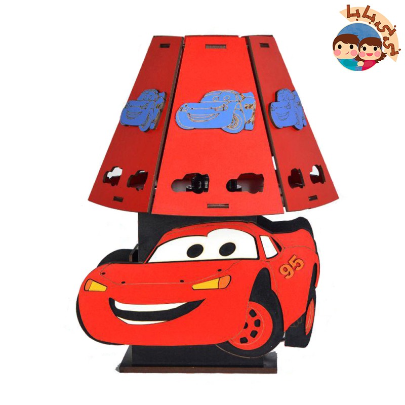 آباژور اتاق کودک طرح ماشین