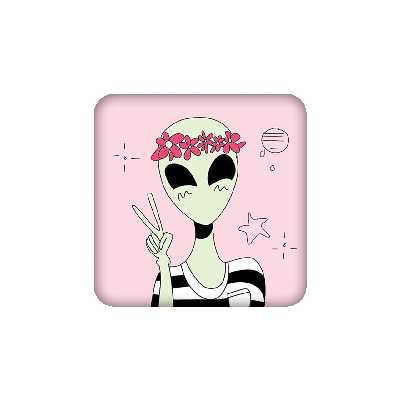 زیرلیوانی طرح آدم فضائی کد 432