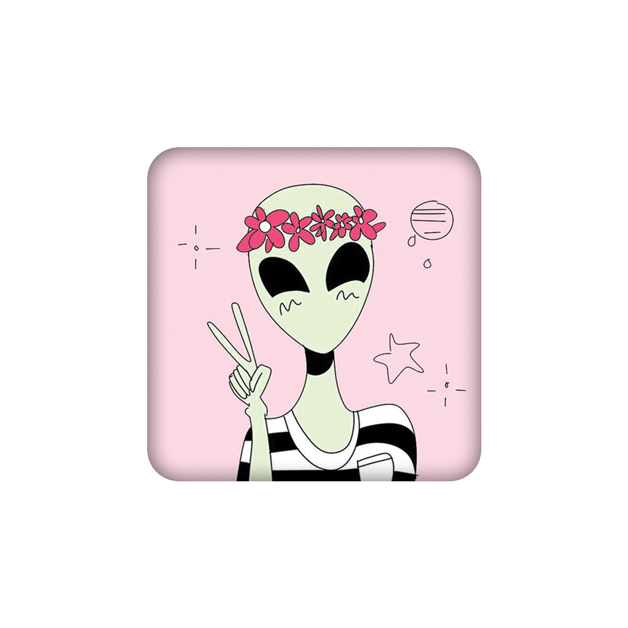 زیرلیوانی طرح آدم فضائی کد 432