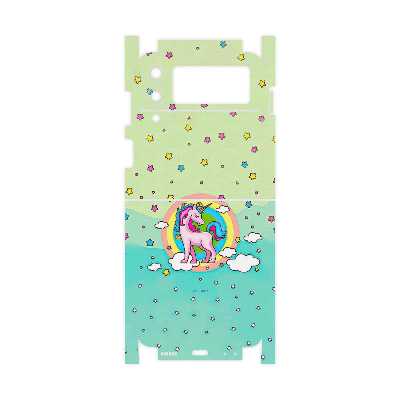 برچسب پوششی ماهوت مدل Rainbow unicorn adventure-FullSkin مناسب برای گوشی موبایل سامسونگ Galaxy Z Flip3 5G