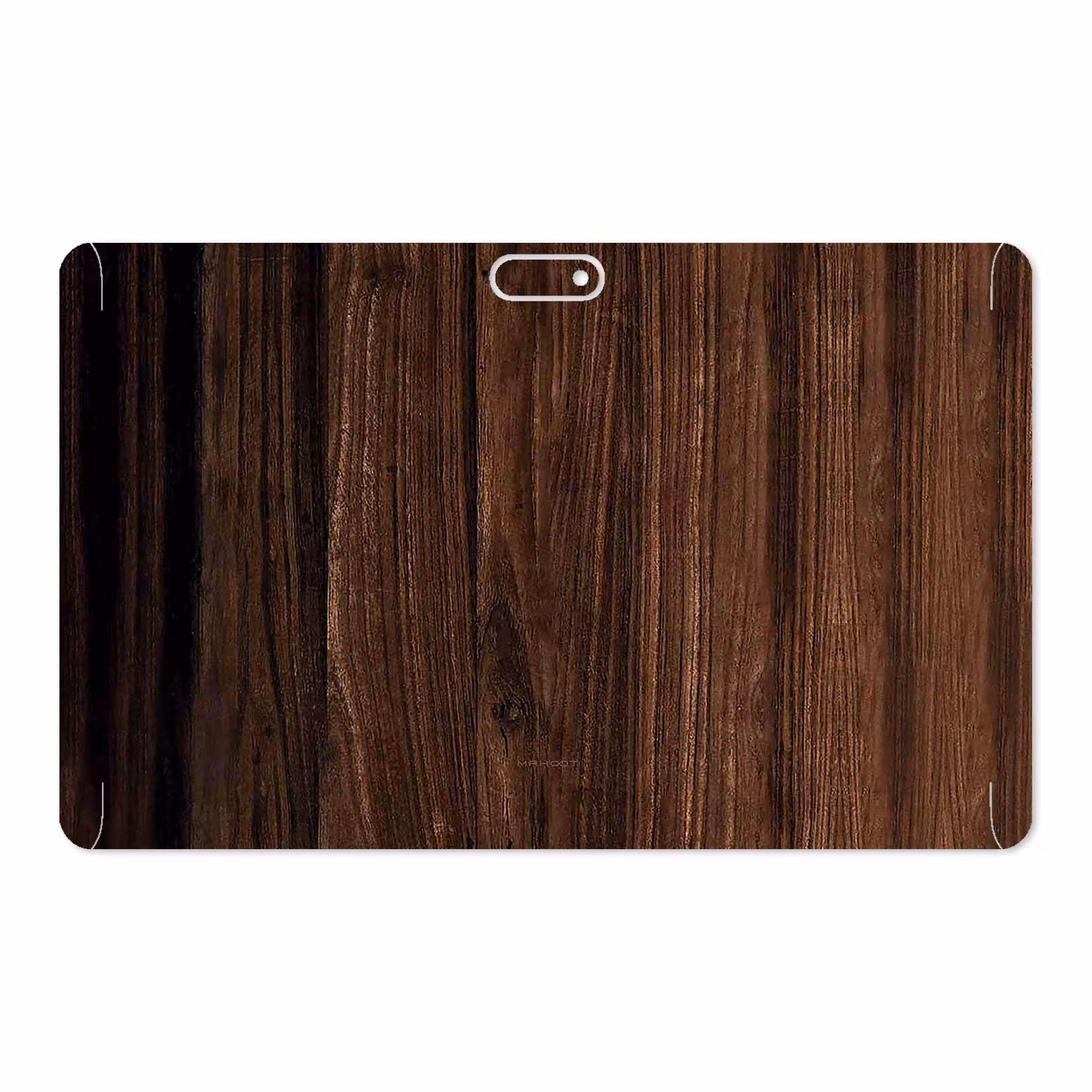 برچسب پوششی ماهوت مدل Dark Walnut Wood مناسب برای تبلت جی ال ایکس W11 Plus