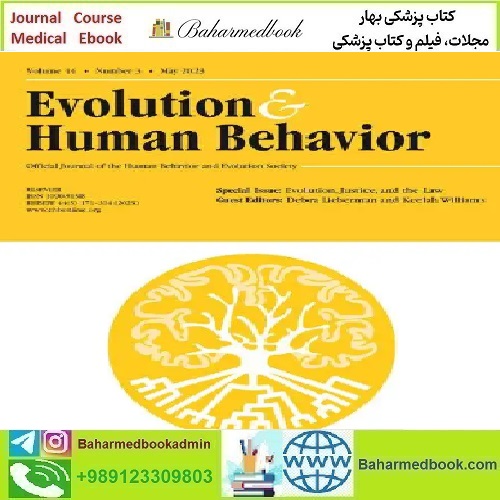 Evolution and Human Behavior Volume 42 Issue 1 to 6 2021 TRU