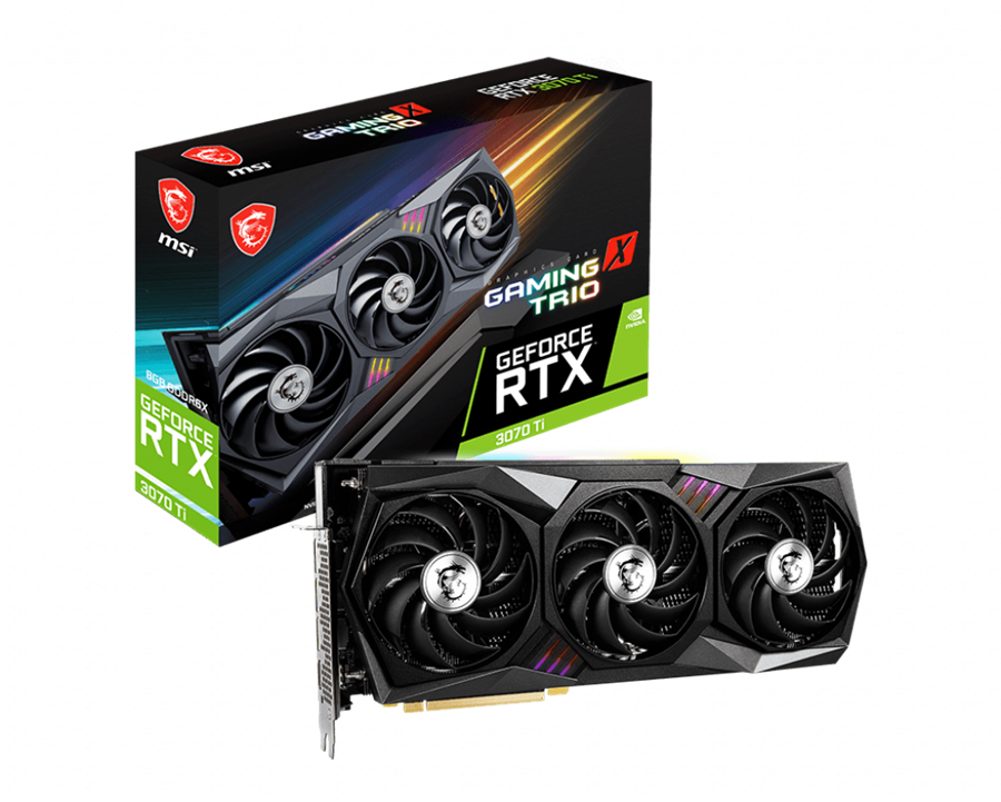 کارت گرافیک  ام اس آی مدل GeForce RTX™ 3070 Ti GAMING X TRIO 8G حافظه 8 گیگابایت
