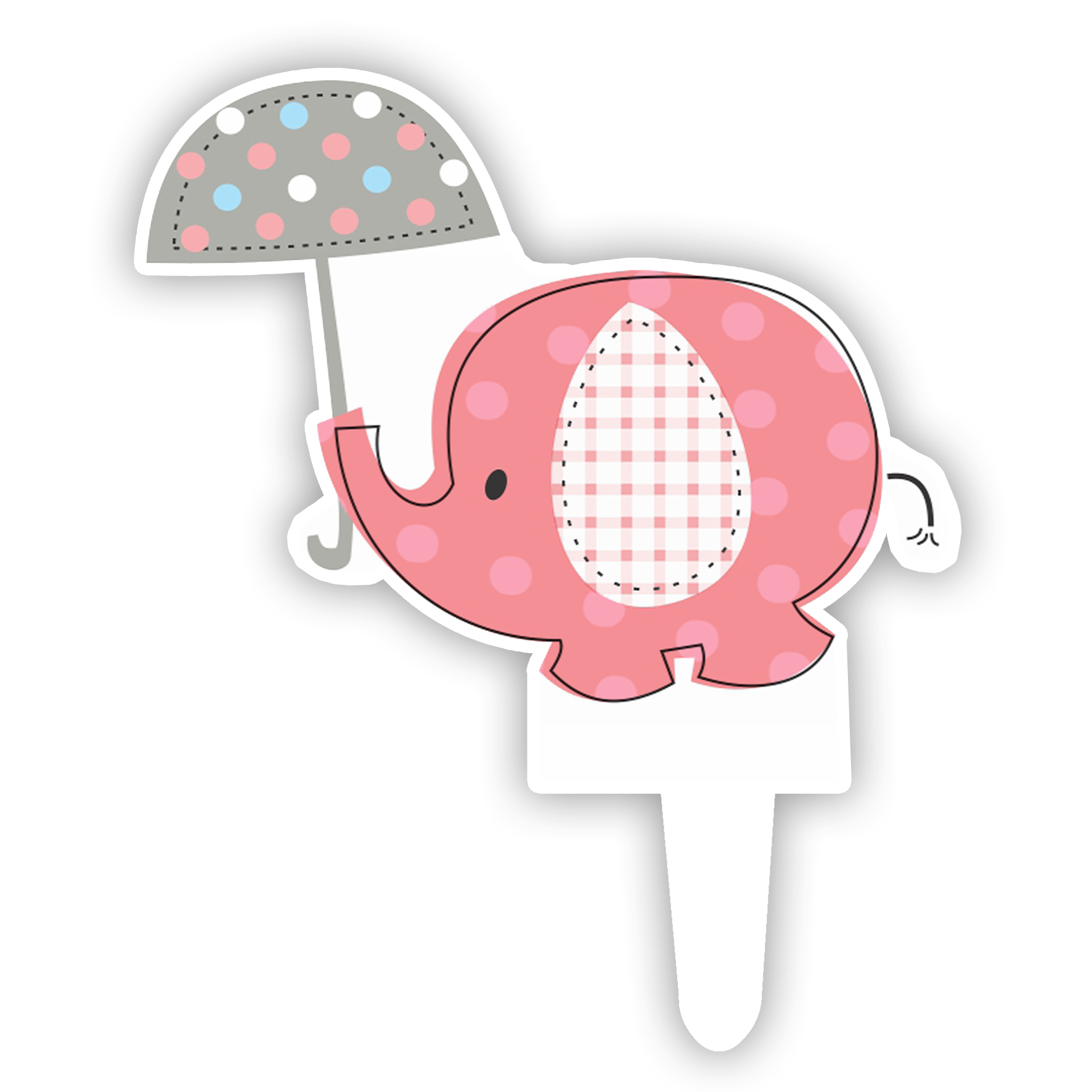  تاپر کیک طرح فیل کد R202