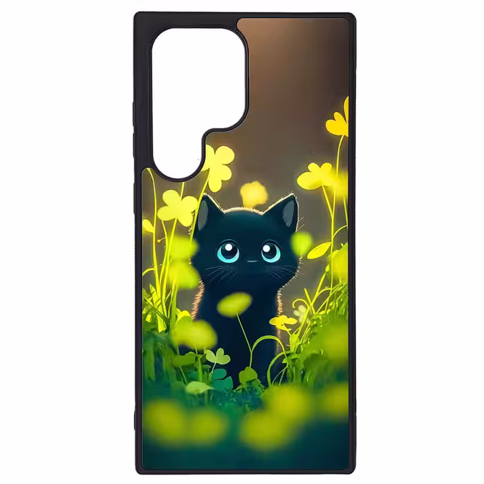 کاور طرح بچه گربه کد G-085 مناسب برای گوشی موبایل سامسونگ Galaxy S23 Ultra | دیجی قاب دونی
